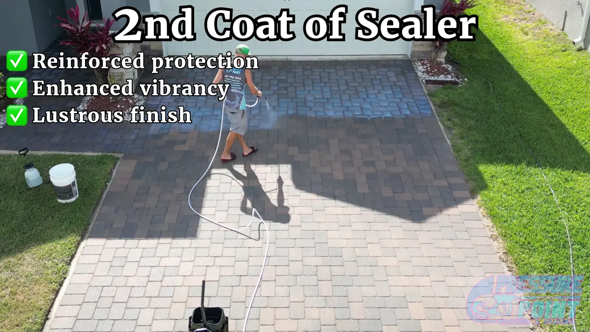 Second coat of sealer